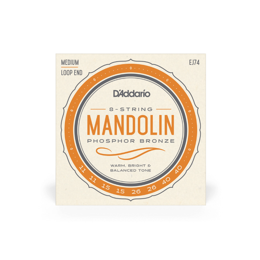 D'Addario 11-40 Medium, Phosphor Bronze - EJ74