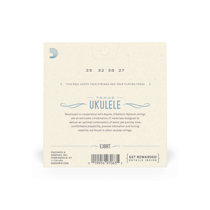 D'Addario EJ88T Nyltech Ukulele Strings, Tenor