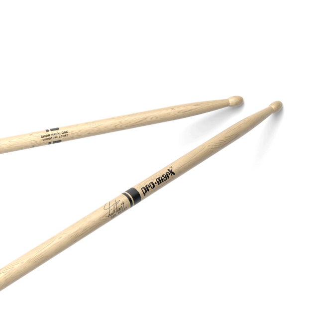 ProMark PW747W Neil Peart 747 Shira Kashi Oak Drumstick, Wood Tip