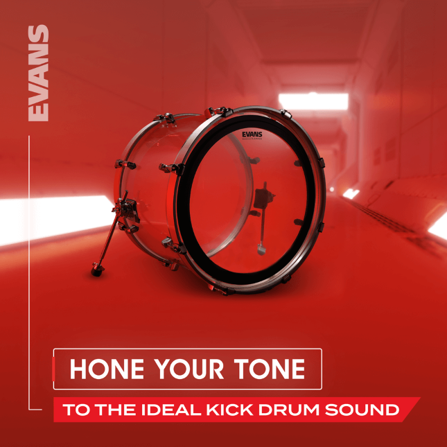 EVANS BD20EMAD2 EMAD2 Clear Bass Batter Drumhead, 20 Inch