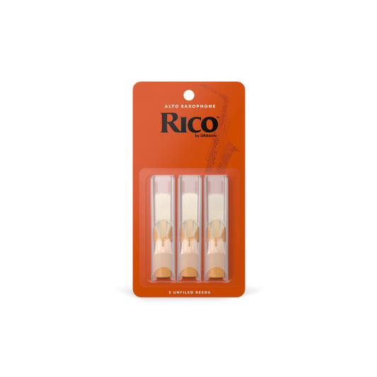 Rico by D'Addario Alto Sax Reeds, Strength 1.5, 3-pack - RJA0315