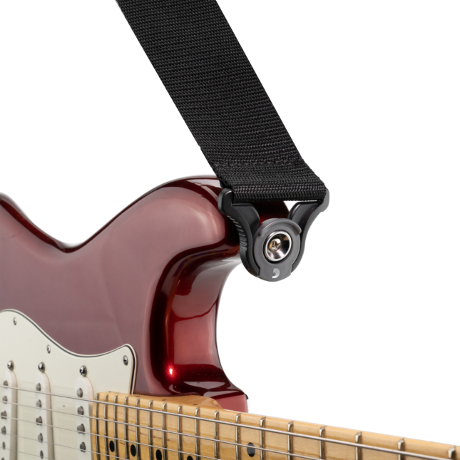 D'Addario PWSAL400 Auto Lock Polypro Guitar Strap - Black