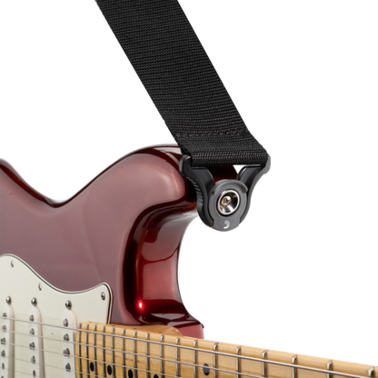 D'Addario PWSAL400 Auto Lock Polypro Guitar Strap - Black