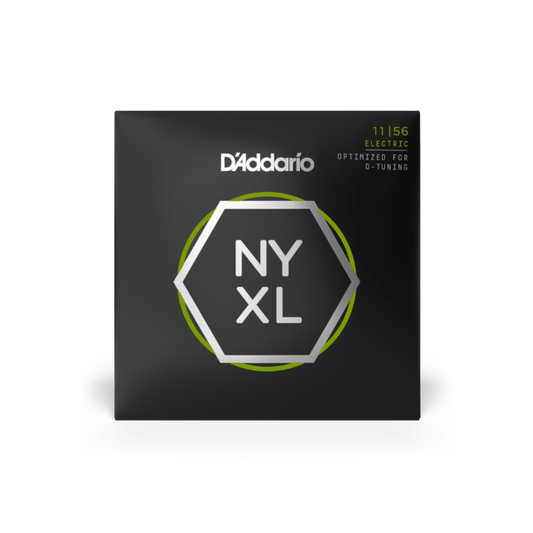 D'Addario NYXL1156 (11-56) Medium Top/Extra Heavy Bottom, NYXL Electric Guitar Strings