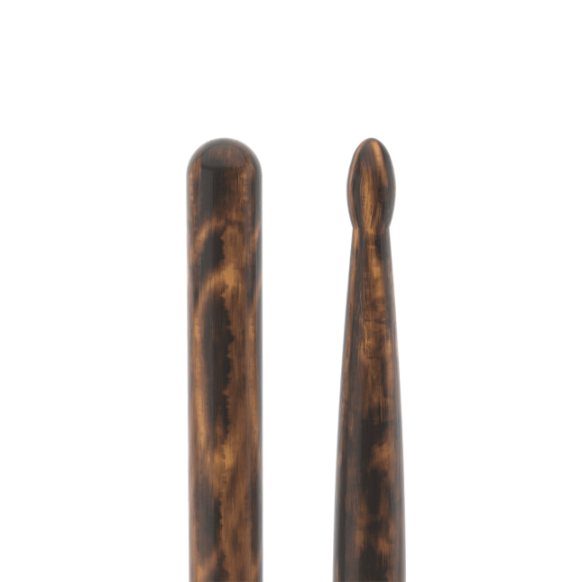 PROMARK Classic Forward 7A FireGrain Hickory Drumstick, Oval Wood Tip - TX7AW-FG