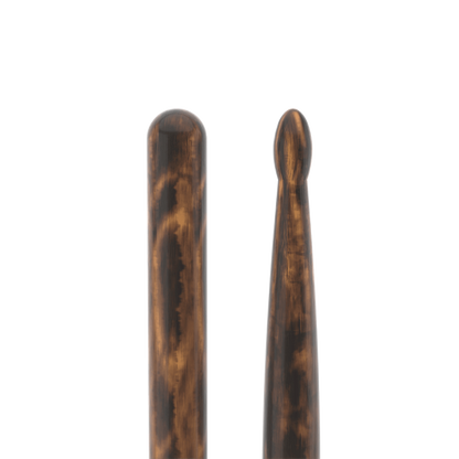 PROMARK Classic Forward 7A FireGrain Hickory Drumstick, Oval Wood Tip - TX7AW-FG