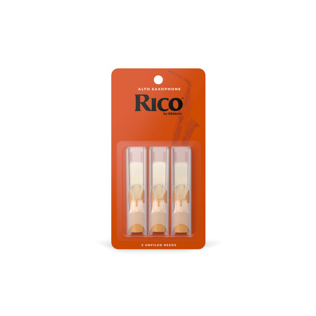 Rico by D'AddarioAlto Saxophone Reeds, Strength 3.5, 3-pack - RJA0335
