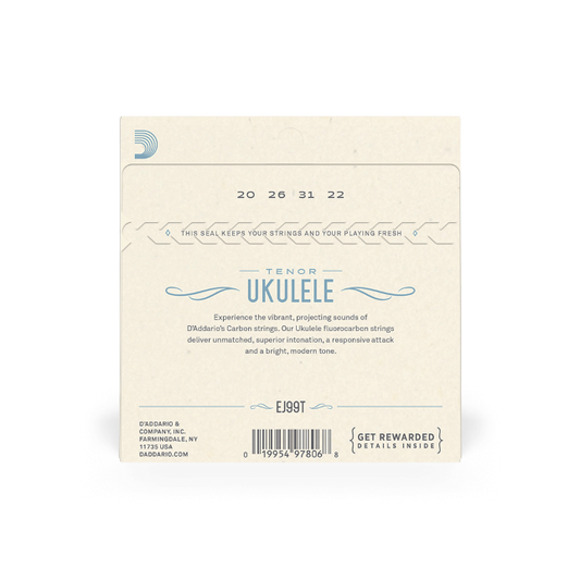 D'Addario EJ99T Pro-Arté Carbon Ukulele Strings, Tenor