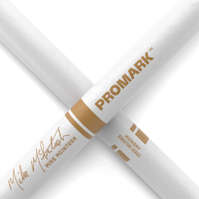 ProMark TXDCMM1W Mike McIntosh Signature Hickory DC Snare Drumstick - White