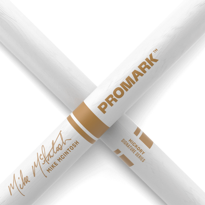 ProMark TXDCMM1W Mike McIntosh Signature Hickory DC Snare Drumstick - White