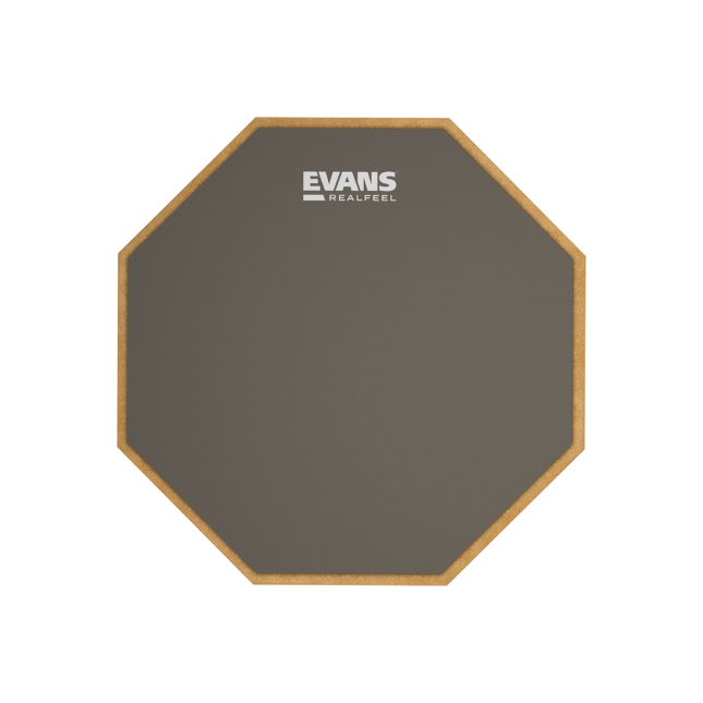 EVANS RF12G RealFeel Practice Drum Pad, 12 Inch