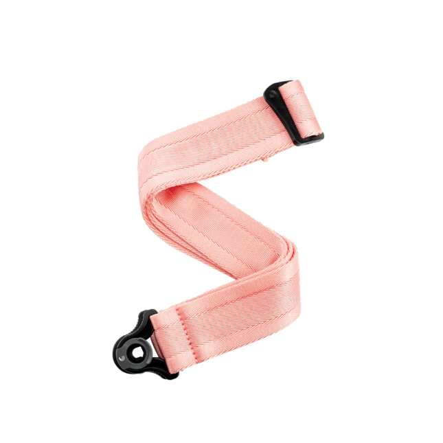 D'Addario 50BAL06 Auto Lock Guitar Strap - New Rose