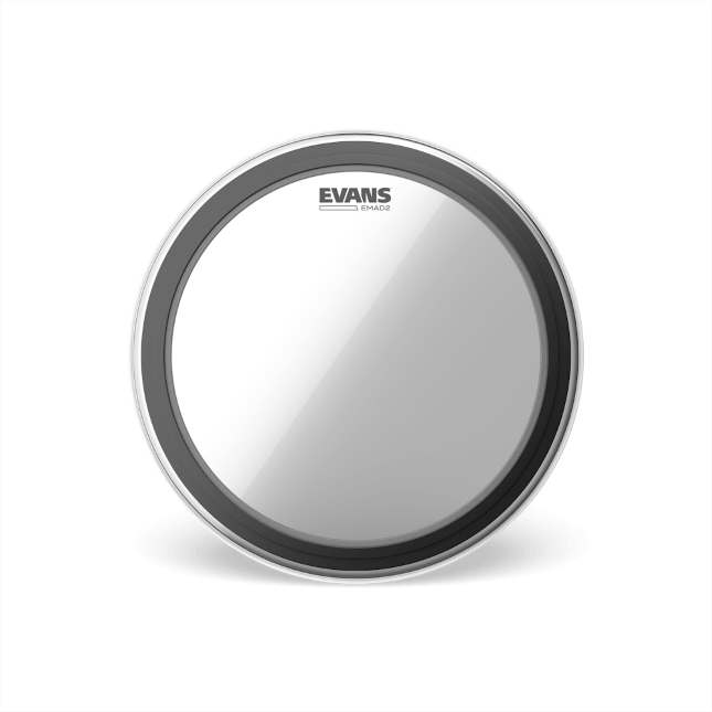EVANS BD20EMAD2 EMAD2 Clear Bass Batter Drumhead, 20 Inch