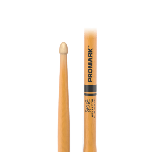 PROMARK TXGKAWW Glenn Kotche Active Wave ActiveGrip Clear Hickory Drumstick, Wood Tip