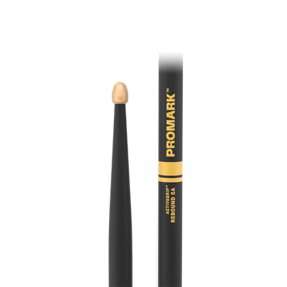 PROMARK Rebound 5A ActiveGrip Hickory Drumstick, Acorn Wood Tip - R5AAG