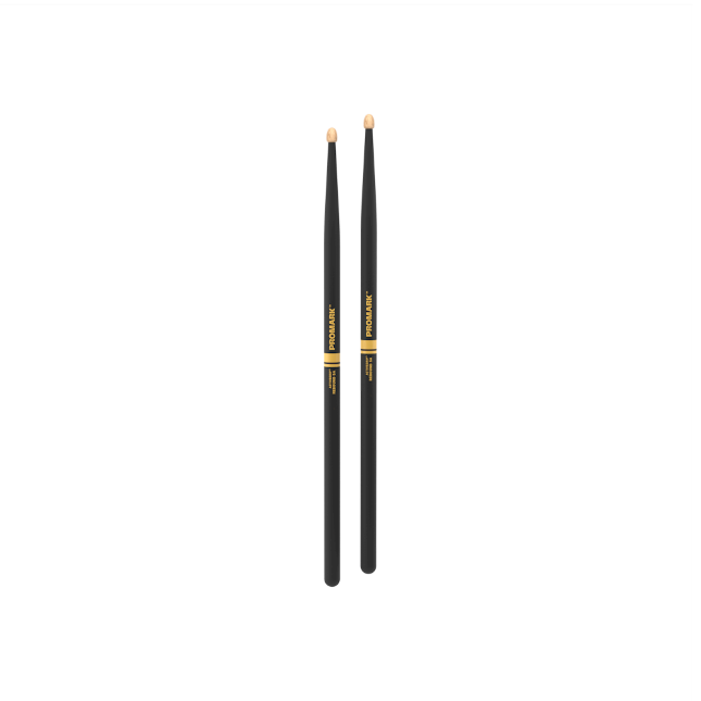 PROMARK Rebound 5A ActiveGrip Hickory Drumstick, Acorn Wood Tip - R5AAG