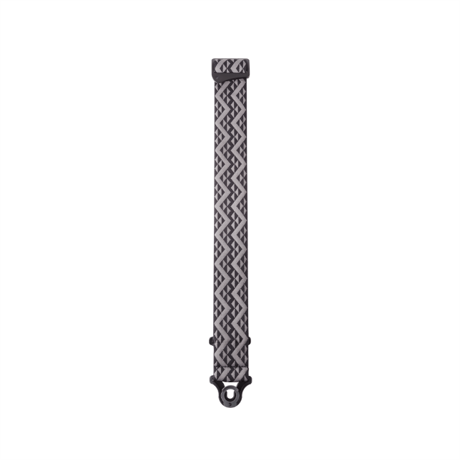 D'Addario 50BAL03 Auto Lock Guitar Strap - Black Padded Geometric