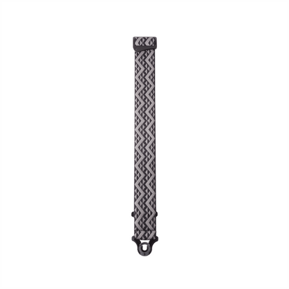 D'Addario 50BAL03 Auto Lock Guitar Strap - Black Padded Geometric