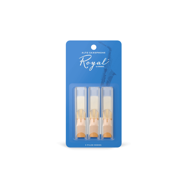 Royal by D'Addario Alto Sax Reeds, Strength 2.5, 3-pack - RJB0325