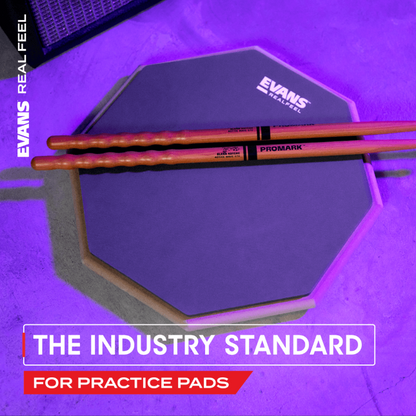 EVANS RF12G RealFeel Practice Drum Pad, 12 Inch