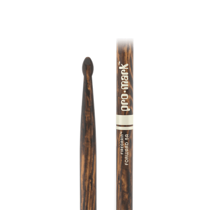 PROMARK Classic Forward 5A FireGrain Hickory Drumstick, Oval Wood Tip - TX5AW-FG