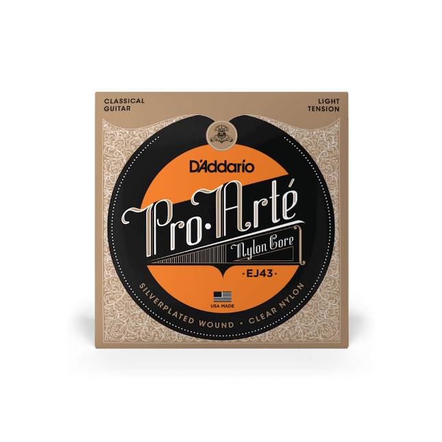 D'Addario EJ43 Light Tension, Pro-Arté Nylon Classical Guitar Strings