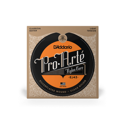 D'Addario EJ43 Light Tension, Pro-Arté Nylon Classical Guitar Strings