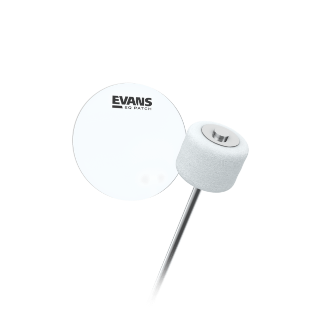 Evans EQPC1 EQ Clear Plastic Bass Drum Single Patch