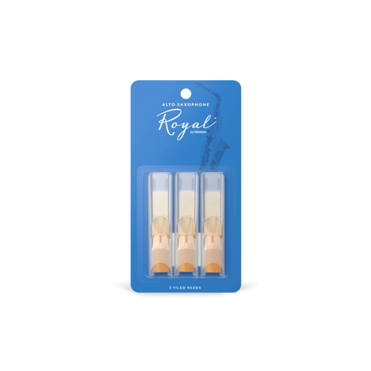 Royal by D'Addario Alto Sax Reeds, Strength 3, 3-pack - RJB0330