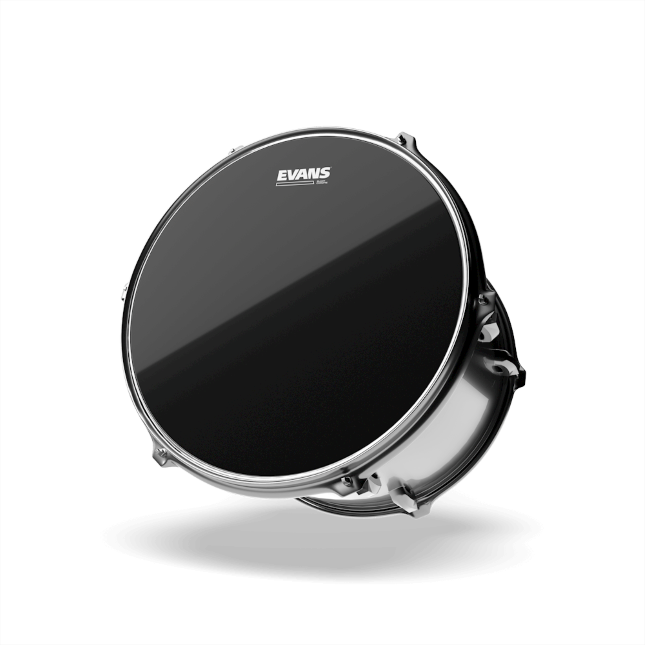 EVANS TT14RBG Resonant Black Drum Head, 14 Inch