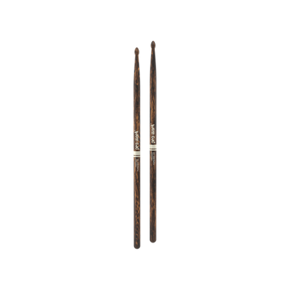 PROMARK Classic Forward 5A FireGrain Hickory Drumstick, Oval Wood Tip - TX5AW-FG