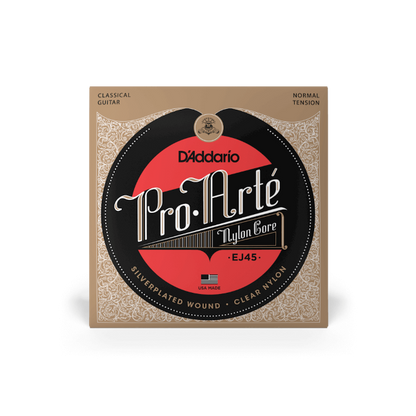D'Addario EJ45 Normal Tension, Pro-Arté Nylon Classical Guitar Strings