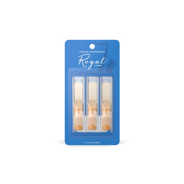 Royal by D'Addario Tenor Sax Reeds, Strength 3, 3-pack - RKB0330