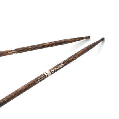 PROMARK Classic Forward 7A FireGrain Hickory Drumstick, Oval Wood Tip - TX7AW-FG