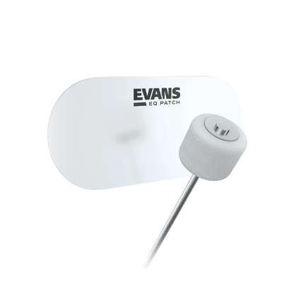 Evans EQ Clear Plastic Bass Drum Double Patch - EQPC2