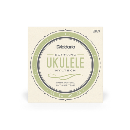 D'Addario EJ88S Nyltech Ukulele Strings, Soprano