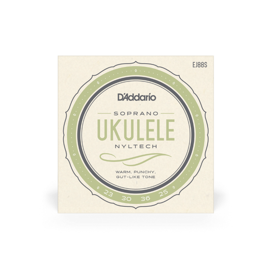 D'Addario EJ88S Nyltech Ukulele Strings, Soprano