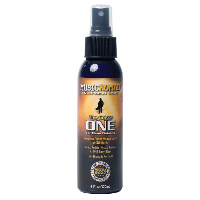 MUSIC NOMAD The Guitar ONE - All in 1 Cleaner, Polish, Wax for Gloss Finishes - MN103