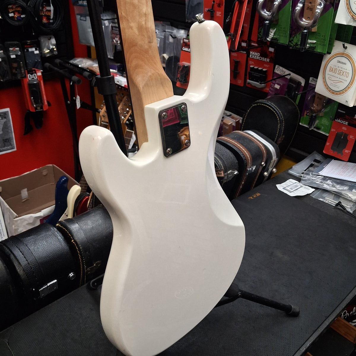 Glarry GP 4-String Electric Bass - White (USED)