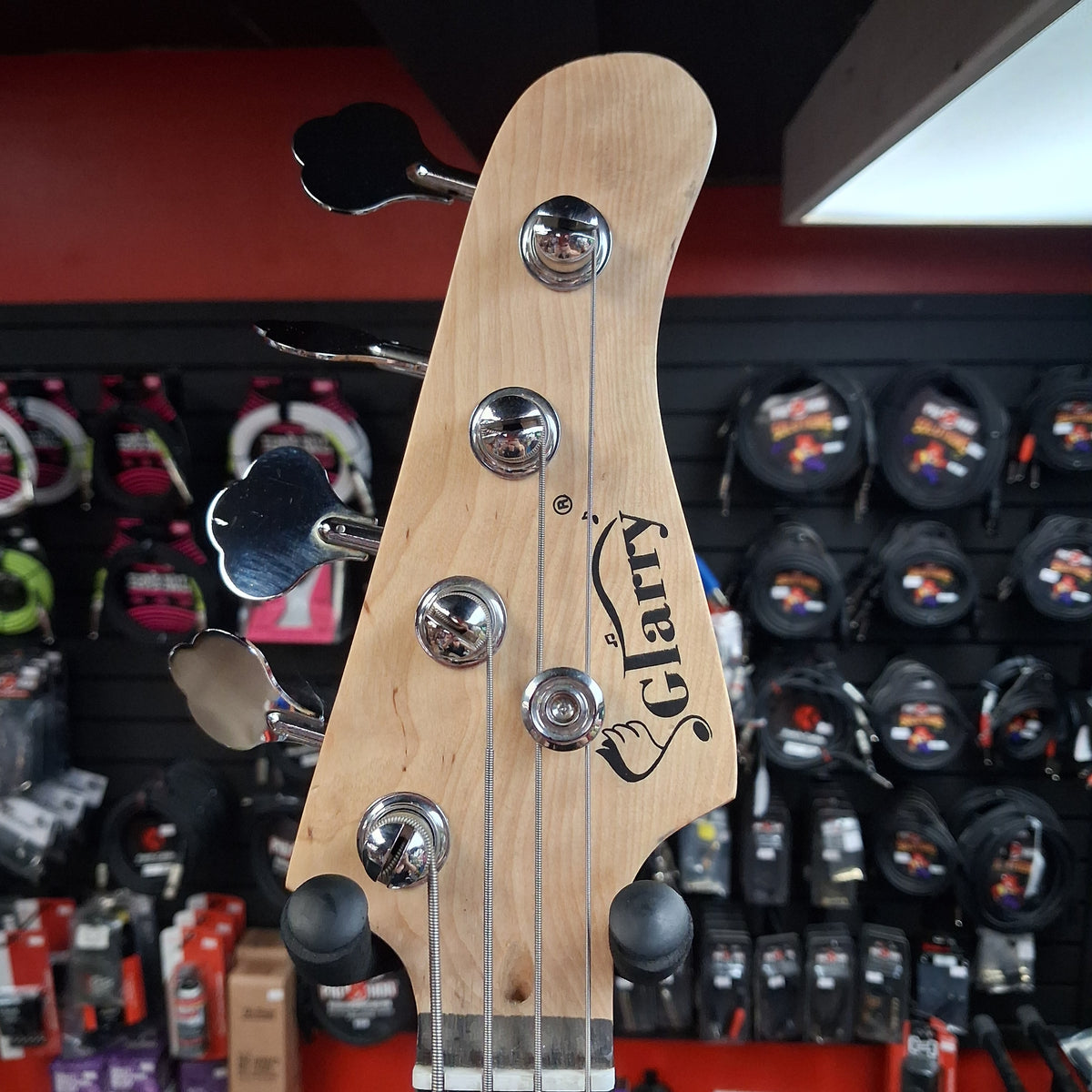 Glarry GP 4-String Electric Bass - White (USED)