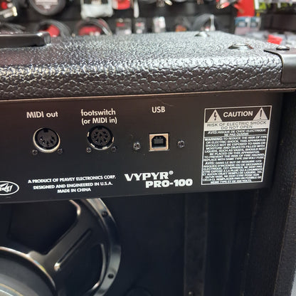 2018 Peavey VYPYR Pro-100 Modeling Guitar Combo Amplifier 100-watt, 1x12" (USED) SN# 1JBIJ250029