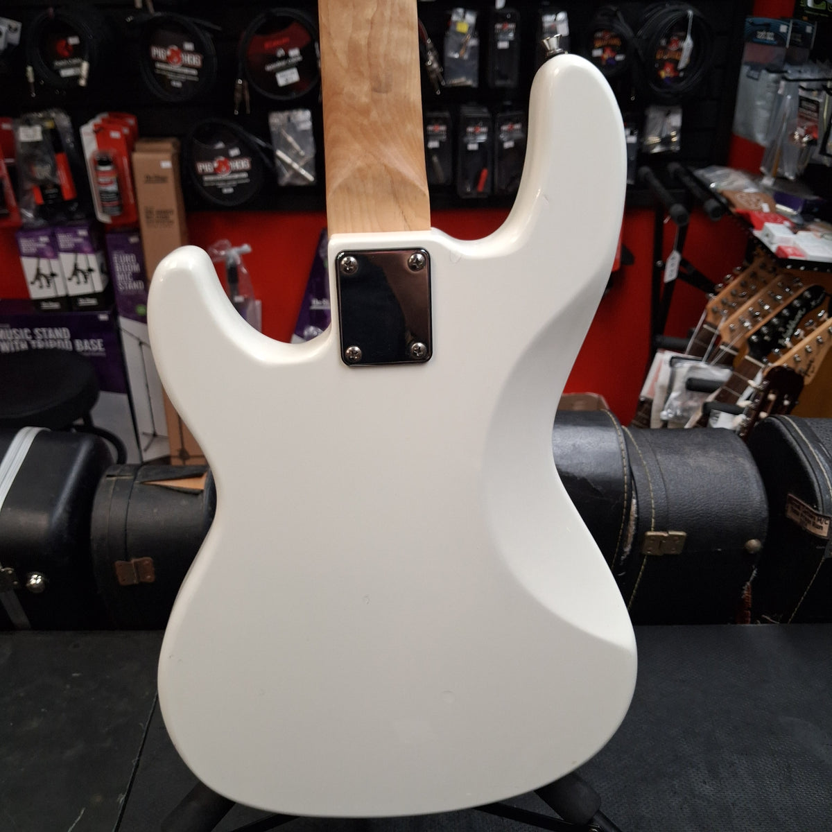 Glarry GP 4-String Electric Bass - White (USED)