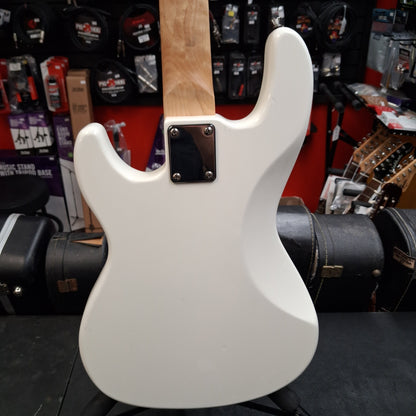 Glarry GP 4-String Electric Bass - White (USED)
