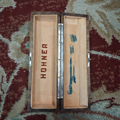 Hohner 64 Chromonica w/ Hohner Wood Case (USED) "Made In Germany"