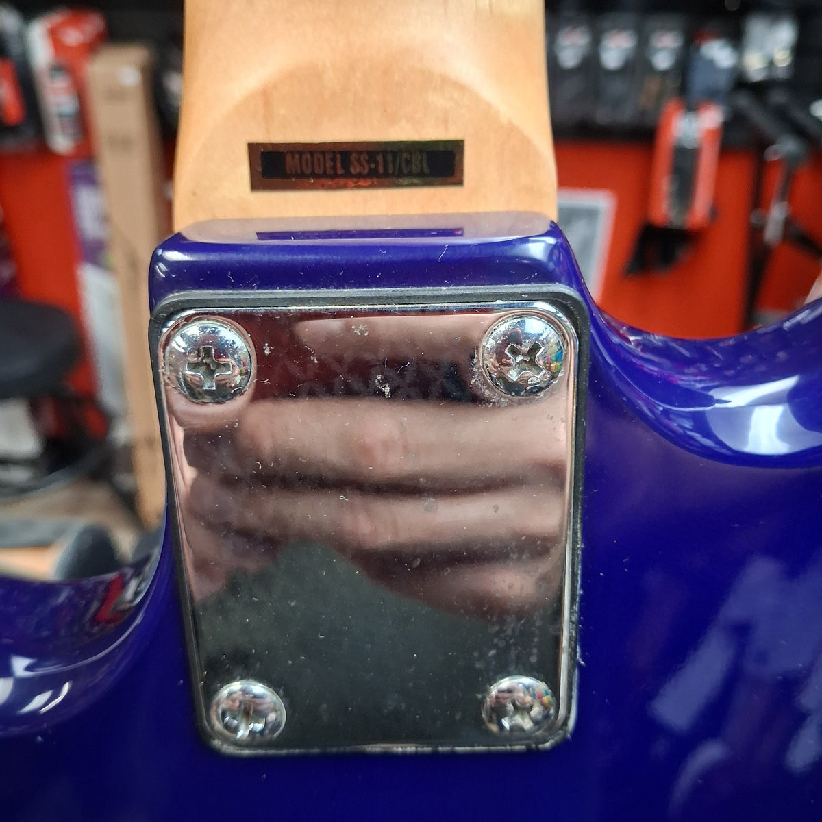 2000's Silvertone SS-11/CBL Electric Guitar - Cobalt Blue (USED) SN# SI040805546