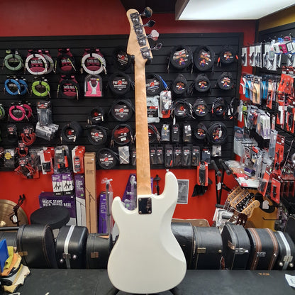 Glarry GP 4-String Electric Bass - White (USED)