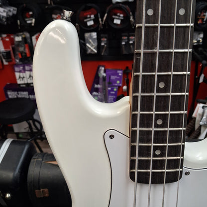 Glarry GP 4-String Electric Bass - White (USED)