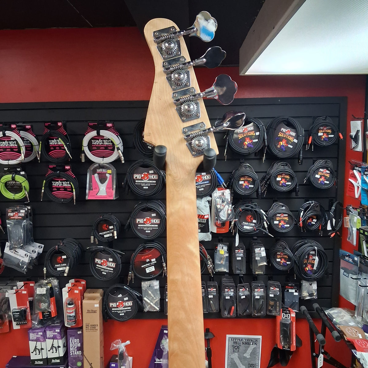 Glarry GP 4-String Electric Bass - White (USED)