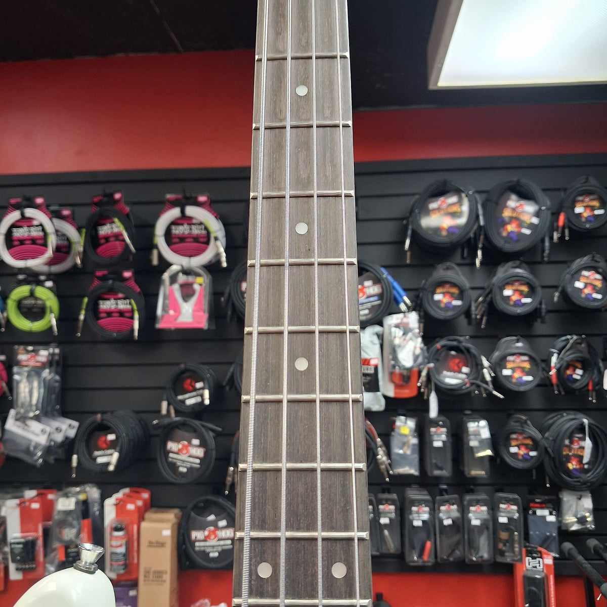 Glarry GP 4-String Electric Bass - White (USED)