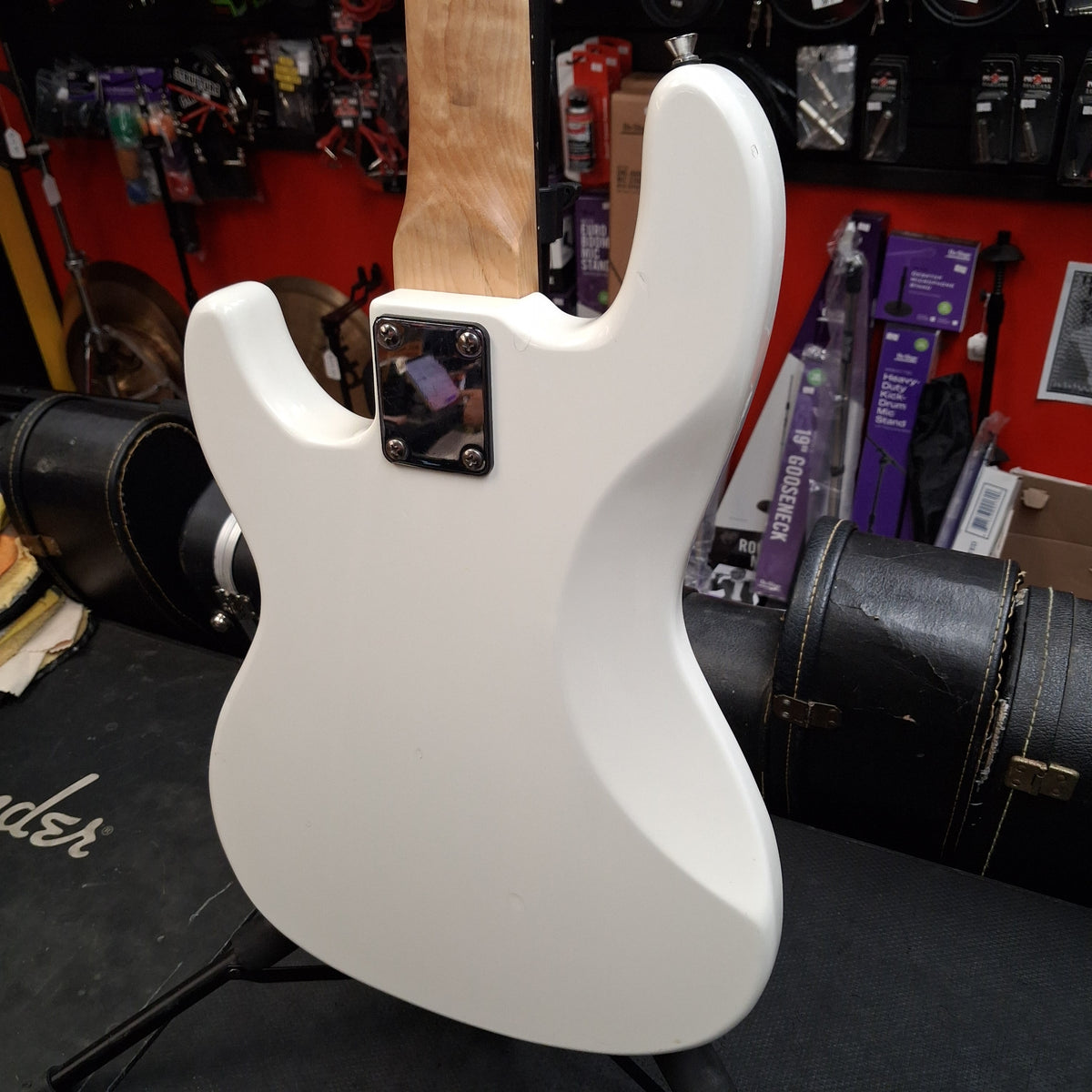 Glarry GP 4-String Electric Bass - White (USED)